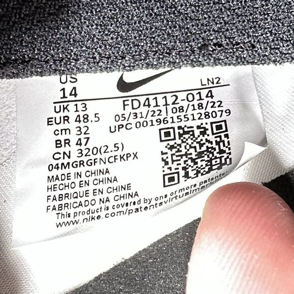 Nike Vapor Edge Speed 360 2 NRG 2023 NFL Combine FD4112-014 UNRELEASED NEW - Picture 11 of 13